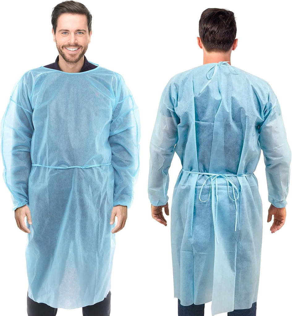 Bata desechable mangas larga