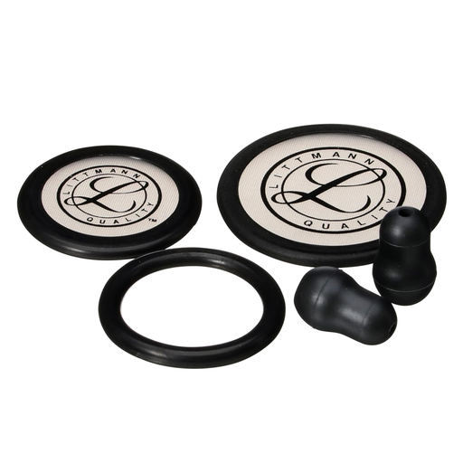 Kit de piezas de repuesto para estetoscopio 3M™ Littmann® Classic III™, Cardiology IV™ y CORE, 40016, negro