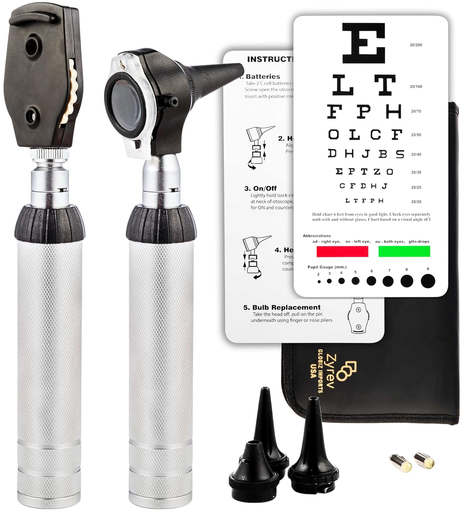 Kit de diagnóstico Otoscopio 2 en 1